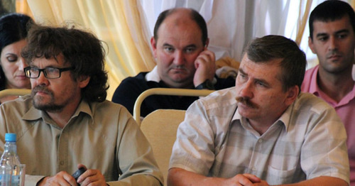 Андрей Рудомаха и Валерий Бриних (справа). Фото http://president-sovet.ru/presscenter/news/read/2578/