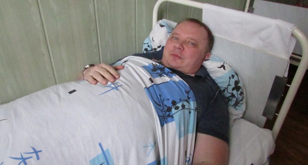 Волгоградские врачи диагностировали у Николая Паршина гипертонический криз, заявила его пресс-секретарь. Волгоград, больница №3, 22 ноября 2015 г. Фото Вячеслава Ященко для "Кавказского узла".