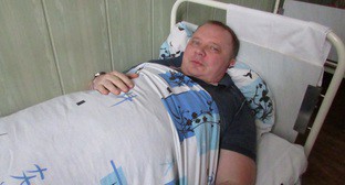Волгоградские врачи диагностировали у Николая Паршина гипертонический криз, заявила его пресс-секретарь. Волгоград, больница №3, 22 ноября 2015 г. Фото Вячеслава Ященко для "Кавказского узла".