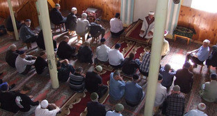 В мечети села Хуло во время пятничного намаза. Аджария. Фото Эдиты Бадасян для "Кавказского узла"