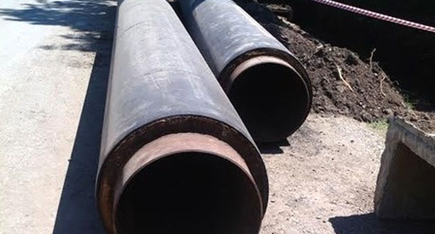 Ремонт теплотрассы. Фото: Пресс-служба ОАО "Автономная теплоэнергетическая компания"