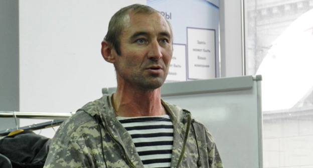 Дальнобойщики во время пресс-конференции потребовали отменить плату за проезд по федеральным трассам. Волгоград, 25 ноября 2015 г. Фото Татьяны Филимоновой для "Кавказского узла"