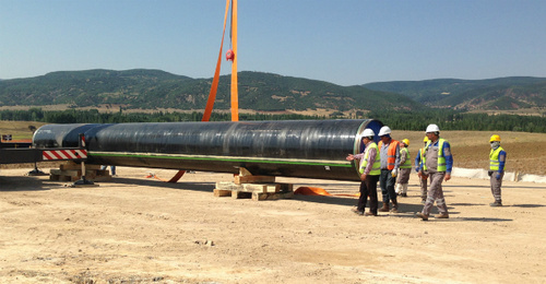 Строительство Трансанатолийского газопровода. Фото: пресс-служба TANAP