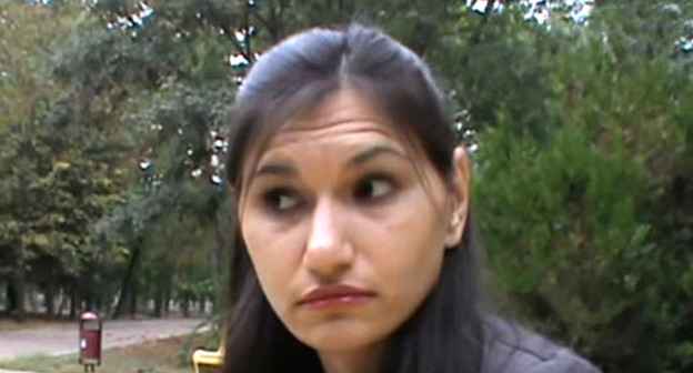 Воспитанница Нартановского детского дома Кабардино-Балкарии Ольга Рыбалко. Кадр из видео "Кавказского узла"