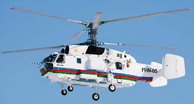 Вертолёт МЧС Азербайджана. Фото: http://vk.com/album-2466663_131862585