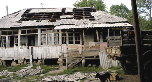 Частный дом в селе Рустау. Фото Луизы Оразаевой для "Кавказского узла"