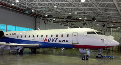 Самолёт компания "ЮВТ-Аэро". Фото: http://uvtaero.ru/news/24.html