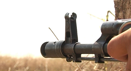 Мушка автомата. Фото: Сайт министерства обороны НКР