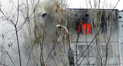 Взрыв дома в Волгограде 20.12.2015. Фото Татьяны Филимоновой для "Кавказского узла"