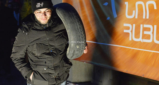 Митинг фронта общественного спасения «Новая Армения» против конституционных реформ. Ереван, декабрь 2015 г. Фото: © PAN Photo / Karo Sahakyan