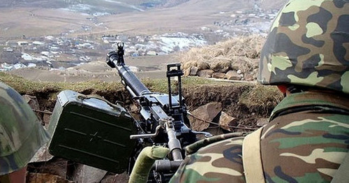 На линии соприкосновения в Нагорном Карабахе. Фото http://vesti.az/news/263365