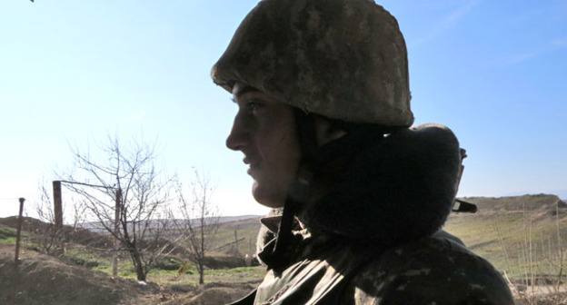 На передовой Армии обороны Нагорного Карабаха. 27 декабря 2015 г. Фото Алвард Григорян для "Кавказского узла"