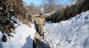 Передовая позиция армии Азербайджана. Фото: mod.gov.az