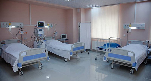 Больничная палата. Фото: Страница Министерства здравоохранения Армении в Facebook