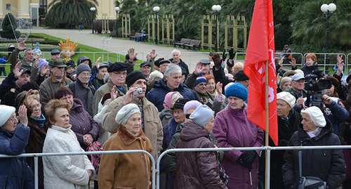 Участники митинга в Сочи потребовали . Фото Светланы Кравченко