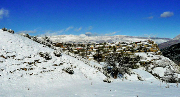 Село Харачи Унцукульского района Дагестана. Фото: Ахмед Магомедов http://www.odnoselchane.ru/