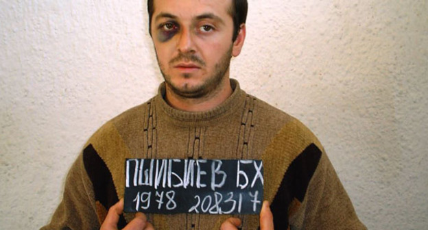 Осужденный Батыр Пшибиев. Фото: Sergey Khazov-Cassia (RFE/RL)