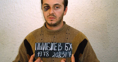 Осужденный Батыр Пшибиев. Фото: Sergey Khazov-Cassia (RFE/RL)
