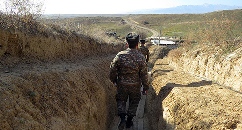 На передовой позиции Нагорного Карабаха. Фото Алвард Григорян для "Кавказского узла"