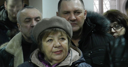 Жители рухнувшего дома в Волгограде. Декабрь 2015 г. Фото Татьяны Филимоновой для "Кавказского узла"