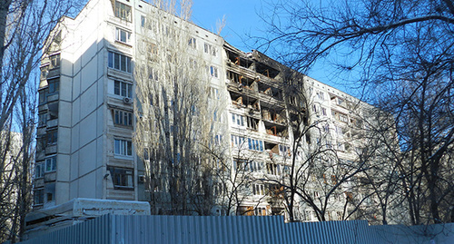 Разрушенный дом в Волгограде. Фото Татьяны Филимоновой для "Кавказского узла"