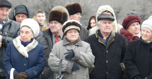 Участники митинга. Волжский, 2 февраля 2016 г. Фото Татьяны Филимоновой для "Кавказского узла"