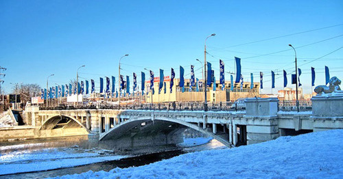 Кировский мост через Терек во Владикавказе. Северная Осетия. Фото: Иосиф Короткий (Iosif Korotkij)