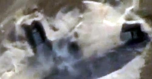 Позиция армянской стороны на 14 секунде видео. Фото: скриншот записи, Mod.gov.az Позиция армянской стороны на 14 секунде видео. Фото: скриншот записи, Mod.gov.az