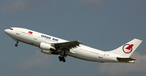 Самолет турецкой авиакомпании Onur Air. Фото: Paul Spijkers https://en.wikipedia.org