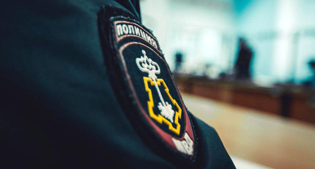 Шеврон полицейского. Фото: Максим Тишин / Югополис