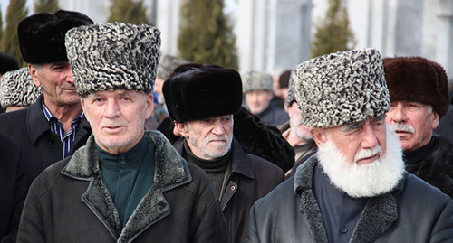 Старейшины. Фото Магомеда Магомедова для "Кавказского узла" 