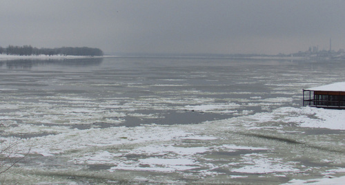 Волга между Волгоградом и островом Сарпинским. Фото Вячеслава Ященко для "Кавказского узла"