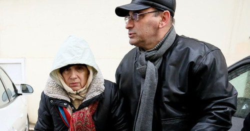 Правозащитница Лейла Юнус и ее муж Ариф Юнус после освобождения. Баку, декабрь 2015 г. Фото Азиза Каримова для "Кавказского узла"