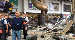 В аэропорту Брюсселя прогремел взрыв. Фото: witter.com http://news.bigmir.net/world/987499-Serija-teraktov-v-Brjussele--onlajn