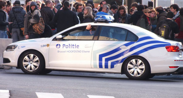 Полицейская машина на улицах Брюсселя. Фото пользователя Keith Laverack https://www.flickr.com