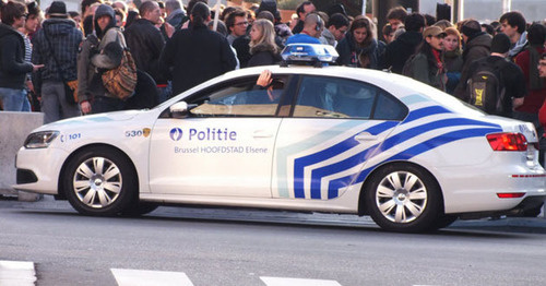 Полицейская машина на улицах Брюсселя. Фото пользователя Keith Laverack https://www.flickr.com
