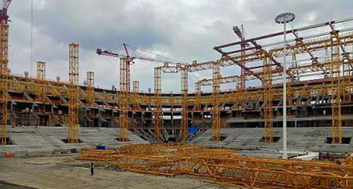 Строительство стадиона "Ростов-арена". Фото: http://www.donnews.ru/Rostov-Arenu-sdadut-na-polgoda-ranshe_24069