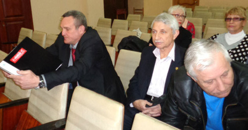 Члены КПРФ во время встречи. Сочи, 23 марта 2016 г. Фото Светланы Кравченко для "Кавказского узла"