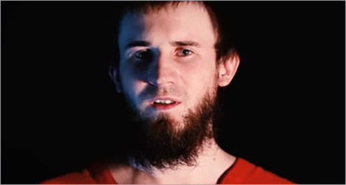 Предполагаемый российский шпион, казненный ИГ. Кадр видео YouTube