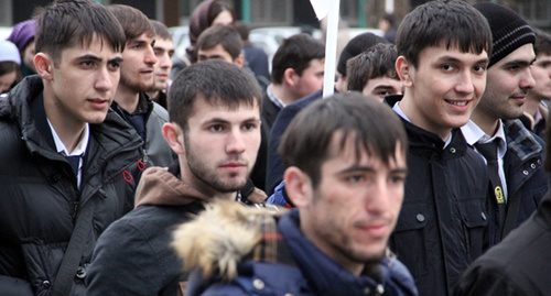 Жители Чечни. Фото Магомеда Магомедова для "Кавказского узла"