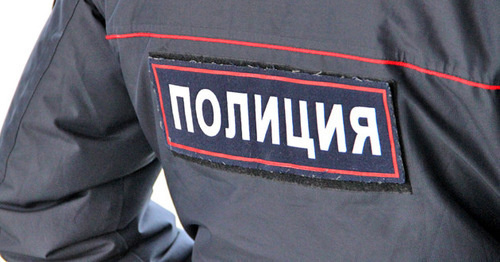 Сотрудник полиции. Фото Магомеда Магомедова для "Кавказского узла"