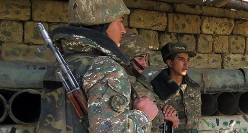 Солдаты Армии обороны Нагорного Карабаха. Декабрь 2015 года. Фото Алвард Григорян для "Кавказского узла"