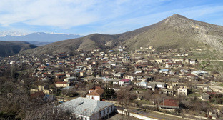 Город Мартакерт. Мартунинский район Нагорного Карабаха. Январь 2016 г. Фото Алвард Григорян для "Кавказского узла"