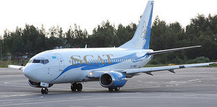 Самолёт авиакомпании SCAT. Фото: http://about-planes.ru/2011/04/scat-2/