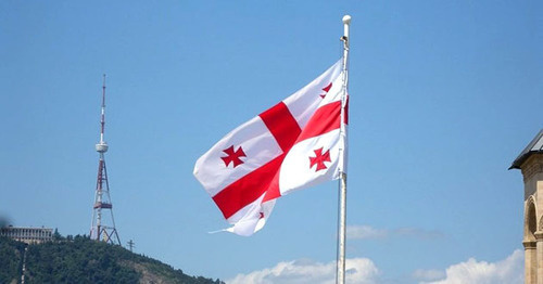 Флаг Грузии. Фото http://sputnik-georgia.ru/politics/20150821/228365357.html