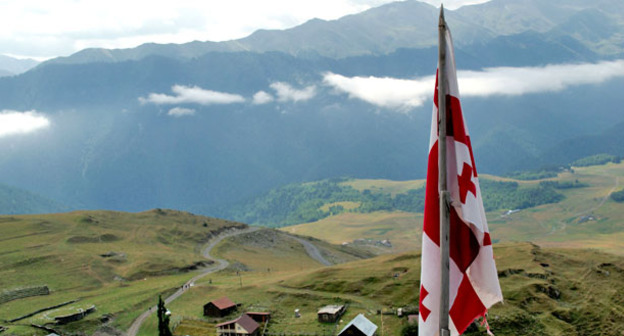 Флаг Грузии. Фото http://www.georgiatimes.info/analysis/85829.html