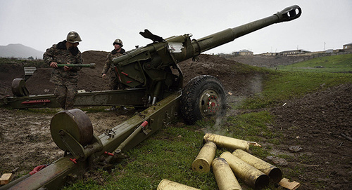 Военные действия на передовой НКР. Фото: © Sputnik/ Асатур Есаянц, http://www.sputnikarmenia.ru/karabah/20160406/2812825.html