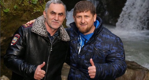 Нажуд Гучигов и Рамзан Кадыров. Фото: Instagram.com/guchigov_095