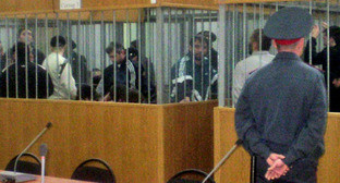 В зале Верховного суда КБР во время слушания по делу нападения на Нальчик. 2009 г. Фото Людмилы Маратовой для "Кавказского узла" В зале Верховного суда КБР во время слушания по делу нападения на Нальчик. 2009 г. Фото Людмилы Маратовой для "Кавказского узла"