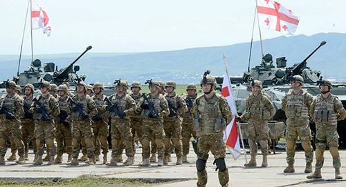 Грузино-американские военные учения. Фото: © facebook.com/kakhakaladzeoffici